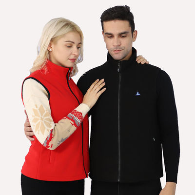 Roupas de aquecimento elétrico personalizadas para unisexo com bateria Recarregável colete de aquecimento de lã sem manga
