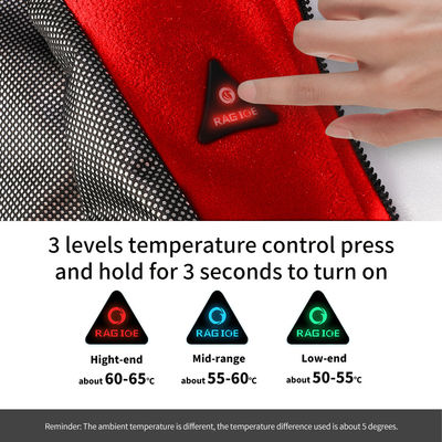 Roupas de aquecimento elétrico personalizadas para unisexo com bateria Recarregável colete de aquecimento de lã sem manga