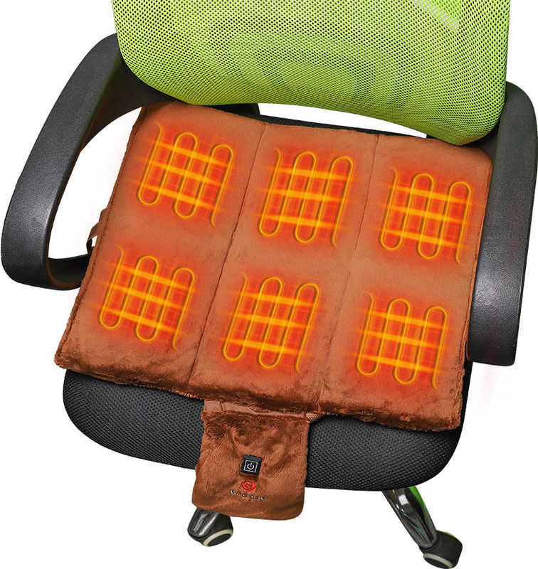 USB aquecido Cushion do assento do estádio 5V 2A Seat Heating Pad Memória de espuma Portabe para acampar